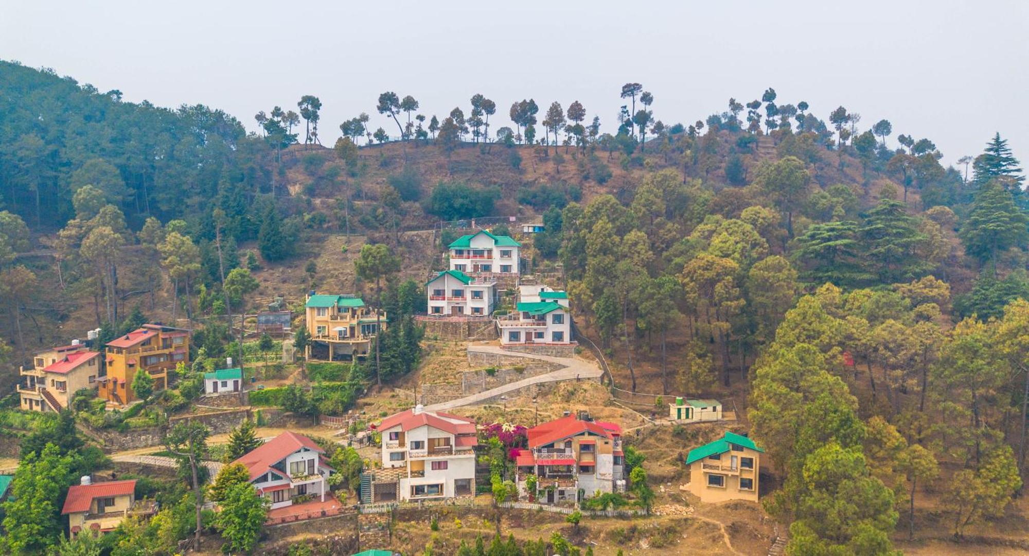 Hostie Sahasrara-3Bhk Chalets, Majkhali, Ranikhet Bagian luar foto
